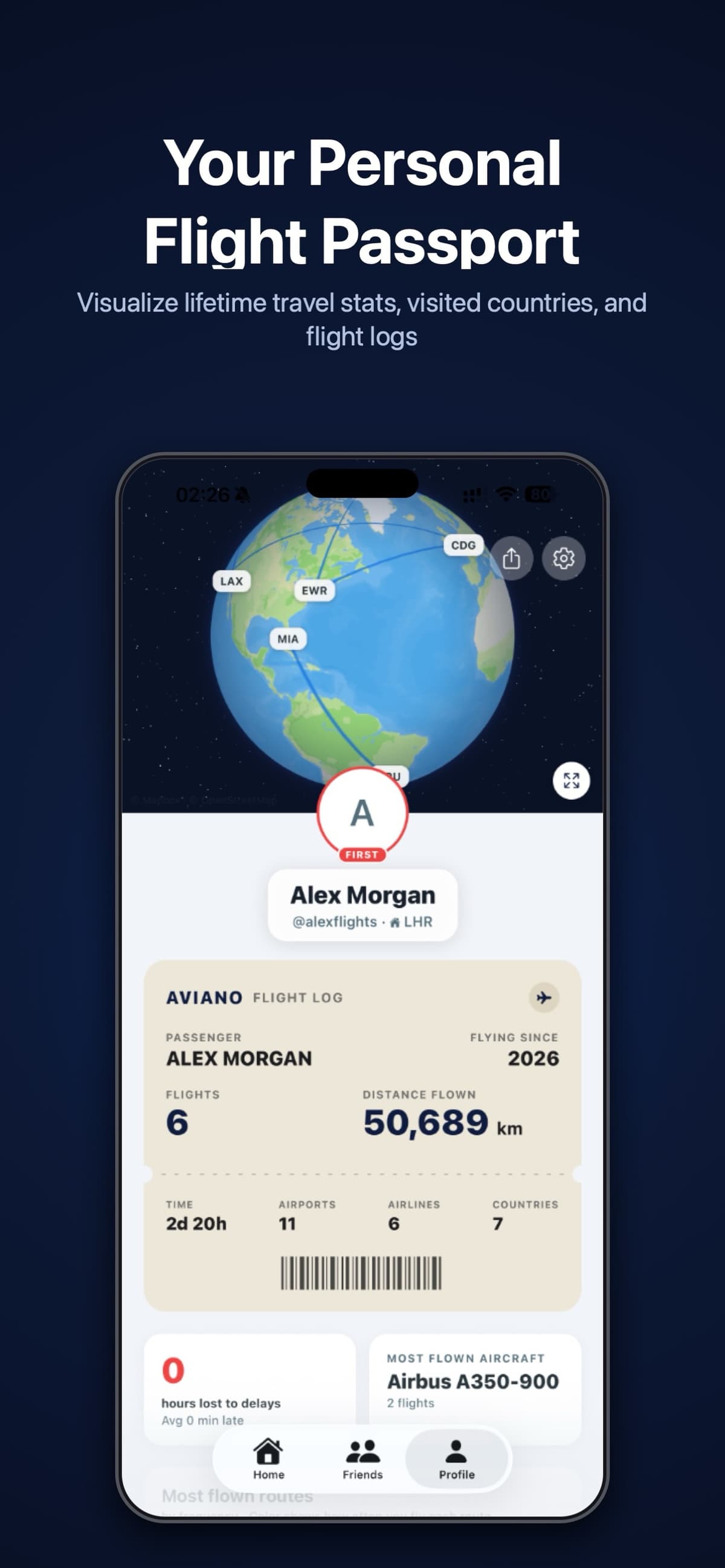 Profile and logbook
